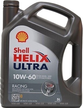 Фото Shell Helix Ultra Racing 10W-60 5 л
