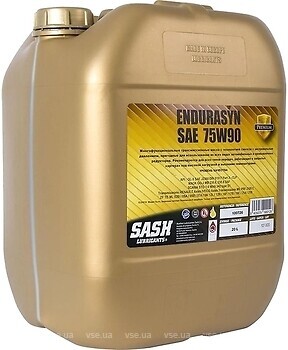 Фото SASH Lubricants Endurasyn 75W-90 20 л