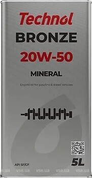 Фото Technol Bronze 20W-50 5 л