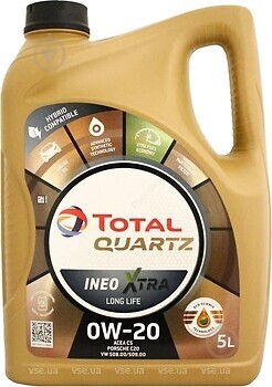 Фото Total Lubricants Quartz Ineo Xtra Long Life 0W-20 5 л