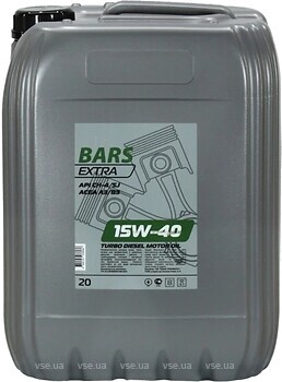 Фото Bars Extra Turbo Diesel 15W-40 20 л (1401507)