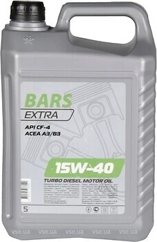 Фото Bars Extra Turbo Diesel 15W-40 5 л (1400819)