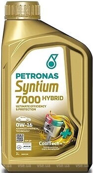 Фото Petronas Syntium 7000 Hybrid 0W-16 5 л
