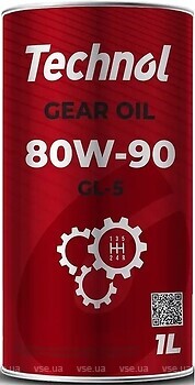 Фото Technol Gear Oil 80W-90 GL-5 1 л