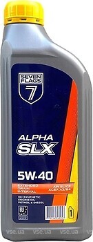Фото Seven Flags Alpha SLX 5W-40 API SL/CF 1 л