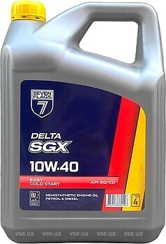 Фото Seven Flags Delta SGX 10W-40 API SG/CD 4 л