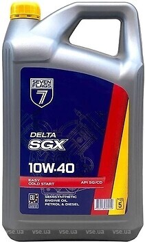 Фото Seven Flags Delta SGX 10W-40 API SG/CD 5 л