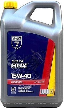 Фото Seven Flags Delta SGX 15W-40 API SG/CD 5 л