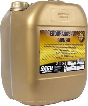 Фото SASH Lubricants Endurance W GL-5 80W-90 5 л