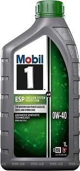 Фото Mobil 1 ESP X4 0W-40 1 л
