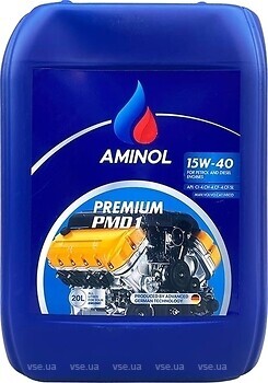 Фото Aminol Premium PMD1 15W-40 CI-4/SL 20 л