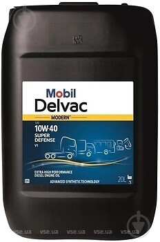 Фото Mobil Delvac Modern Super Defense V1 10W-40 20 л
