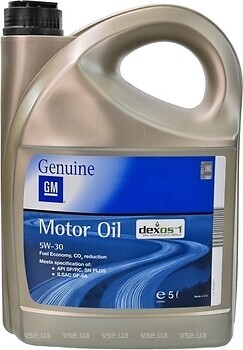 Фото GM Dexos 1 Gen 3 5W-30 5 л