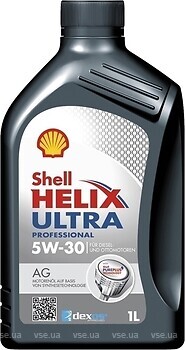 Фото Shell Helix Ultra Professional AG 5W-30 55 л
