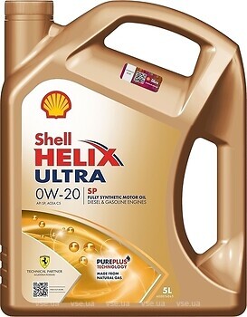 Фото Shell Helix Ultra SP 0W-20 209 л