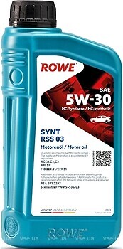 Фото ROWE Hightec Synt RSS 03 5W-30 1 л (20372-0010-99)