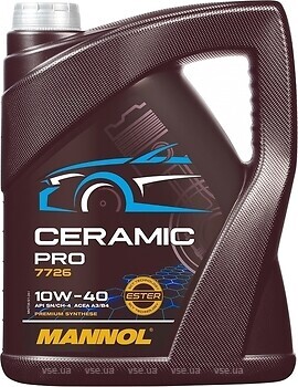 Фото Mannol Ceramic Pro 10W-40 7726 5 л (MN7726-5)
