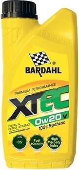 Фото Bardahl XTEC V 0W-20 20 л (36818)