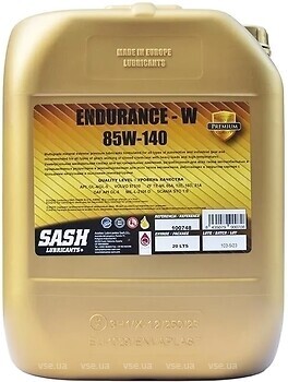 Фото SASH Lubricants Endurance W 85W-140 5 л