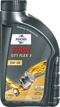 Фото Fuchs Titan GT1 Flex 3 5W-40 60 л (601873812)