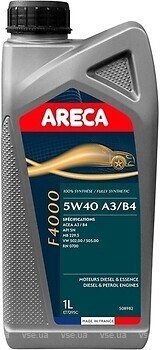 Фото Areca 5W-40 A3/B4 F4000 1 л