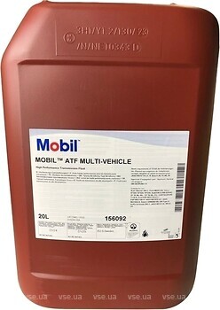 Фото Mobil ATF Multi-Vehicle Dexron VI 20 л (156092)