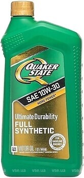 Фото Quaker State Full Synthetic 10W-30 0.946 л (550046199)