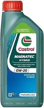 Фото Castrol Magnatec Hybrid 0W-20 1 л