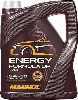 Фото Mannol Energy Formula OP 5W-30 SN Plus 5 л (7701-5)