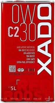 Фото XADO Atomic Oil C2 Red Boost 0W-30 5 л (XA 26389)