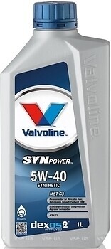 Фото Valvoline SynPower MST C3 5W-40 5 л (872386)