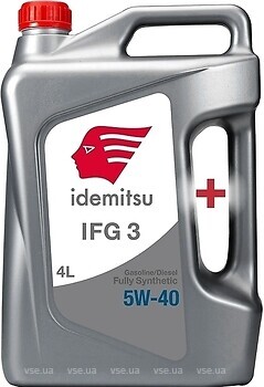 Фото Idemitsu IFG3 5W-40 SN 4 л (IFG35W40SP4)