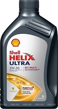 Фото Shell Helix Ultra ECT Multi 5W-30 1 л