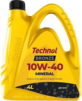 Фото Technol Bronze 10W-40 4 л