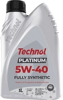 Фото Technol Platinum 5W-40 1 л