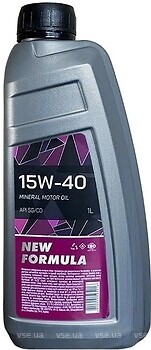 Фото New Formula 15W-40 SG/CD 1 л