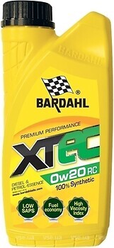 Фото Bardahl XTEC RC 0W-20 60 л (33014)