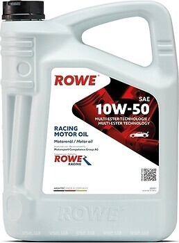 Фото ROWE Hightec Racing Motor Oil 10W-50 5 л (20351-0050-99)
