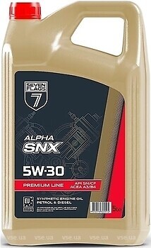 Фото Seven Flags Premium Line Alpha SNX 5W-30 5 л