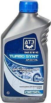 Фото ДТЗ Turbo Synt Diesel 10W-40 API CH-4/SL 1 л (189960)