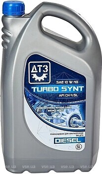 Фото ДТЗ Turbo Synt Diesel 10W-40 API CH-4/SL 5 л (189961)