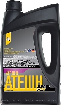 Фото AMB Oils ATF III H 4 л