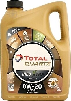 Фото Total Lubricants Quartz Ineo Xtra Long Life 0W-20 1 л