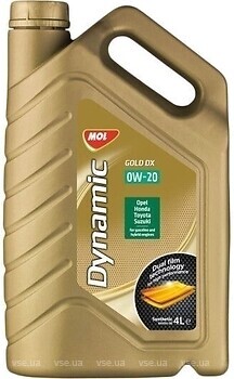 Фото MOL Dynamic Gold DX 0W-20 4 л