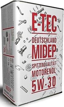 Фото E-Tec Midep 5W-30 1 л