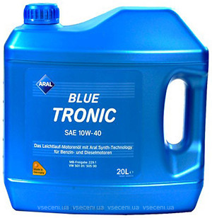 Фото Aral Blue Tronic SAE 10W-40 20 л