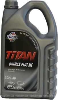 Фото Fuchs Titan Unimax Plus MC 10W-40 5 л