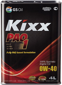 Фото Kixx PAO1 0W-40 SN/CF 4 л