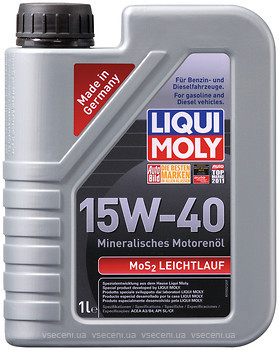 Фото Liqui Moly MoS2 Leichtlauf 15W-40 1 л (1932)