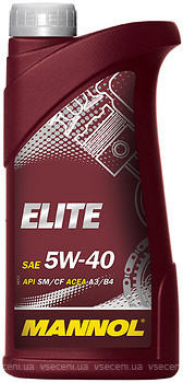 Фото Mannol ELITE 5W-40 1 л